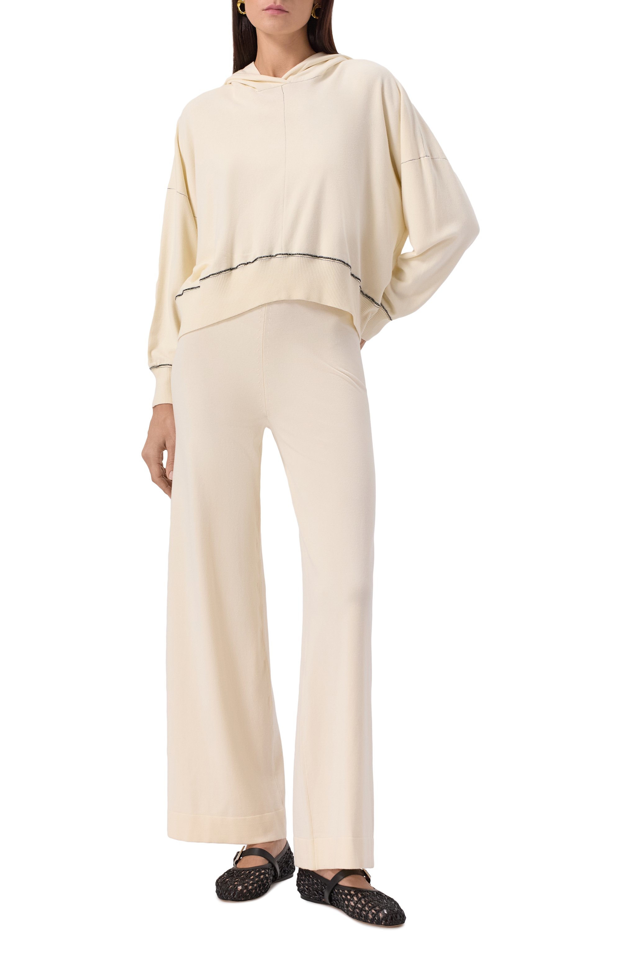 Худи из вискозы ISABEL BENENATO, арт. DK03S25, фото 2