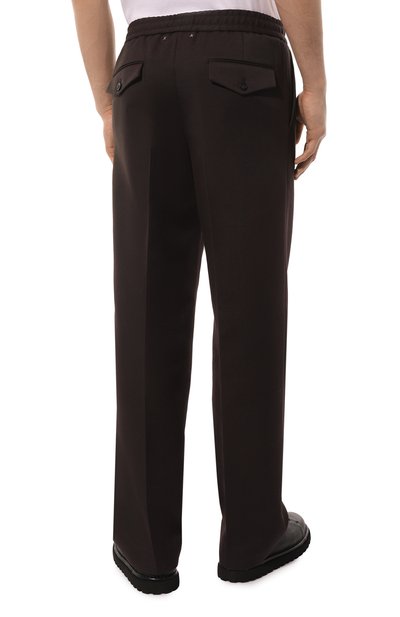 Брюки GOLDEN GOOSE DELUXE BRAND темно-коричневого цвета по цене 58900 руб., арт. GMP01150/P00069490110, фото 4 Брюки GOLDEN GOOSE DELUXE BRAND, арт. GMP01150/P00069490110, фото 4