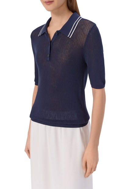 Поло из вискозы 7 FOR ALL MANKIND, арт. 7NAX0H03-250, фото 3