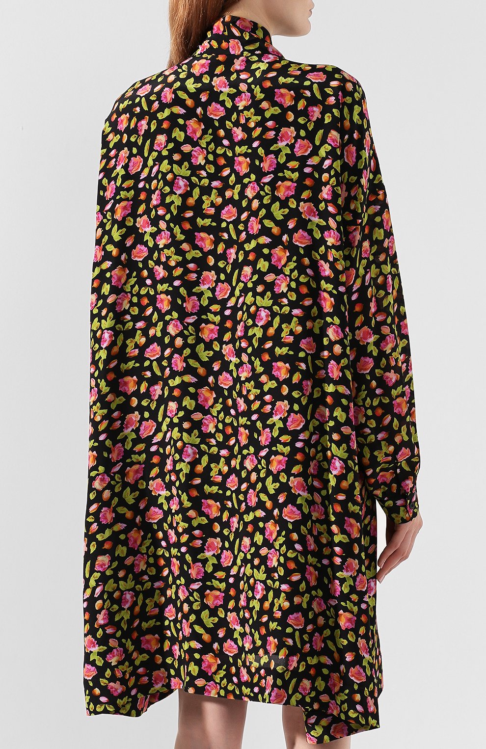 Шелковое платье BALENCIAGA, арт. 492458/TFL75, фото 4