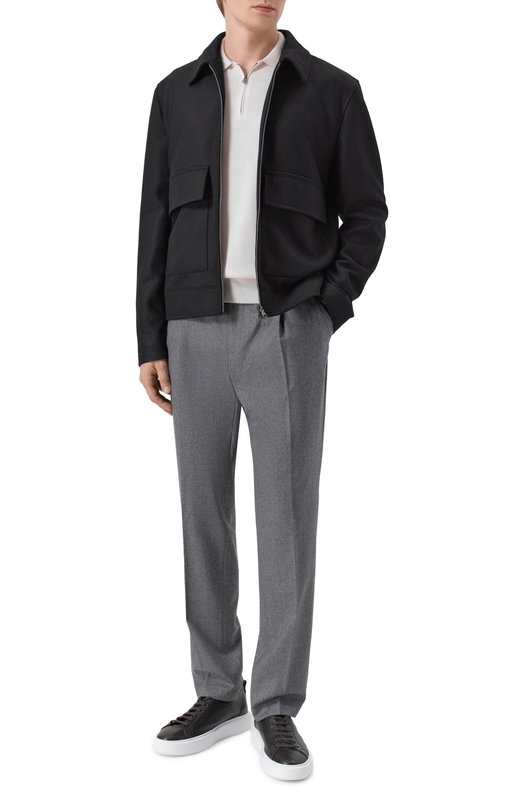 Куртка из шерсти и кашемира L.B.M. 1911 9144/57502 Чёрный  9144/57502 Фото 2