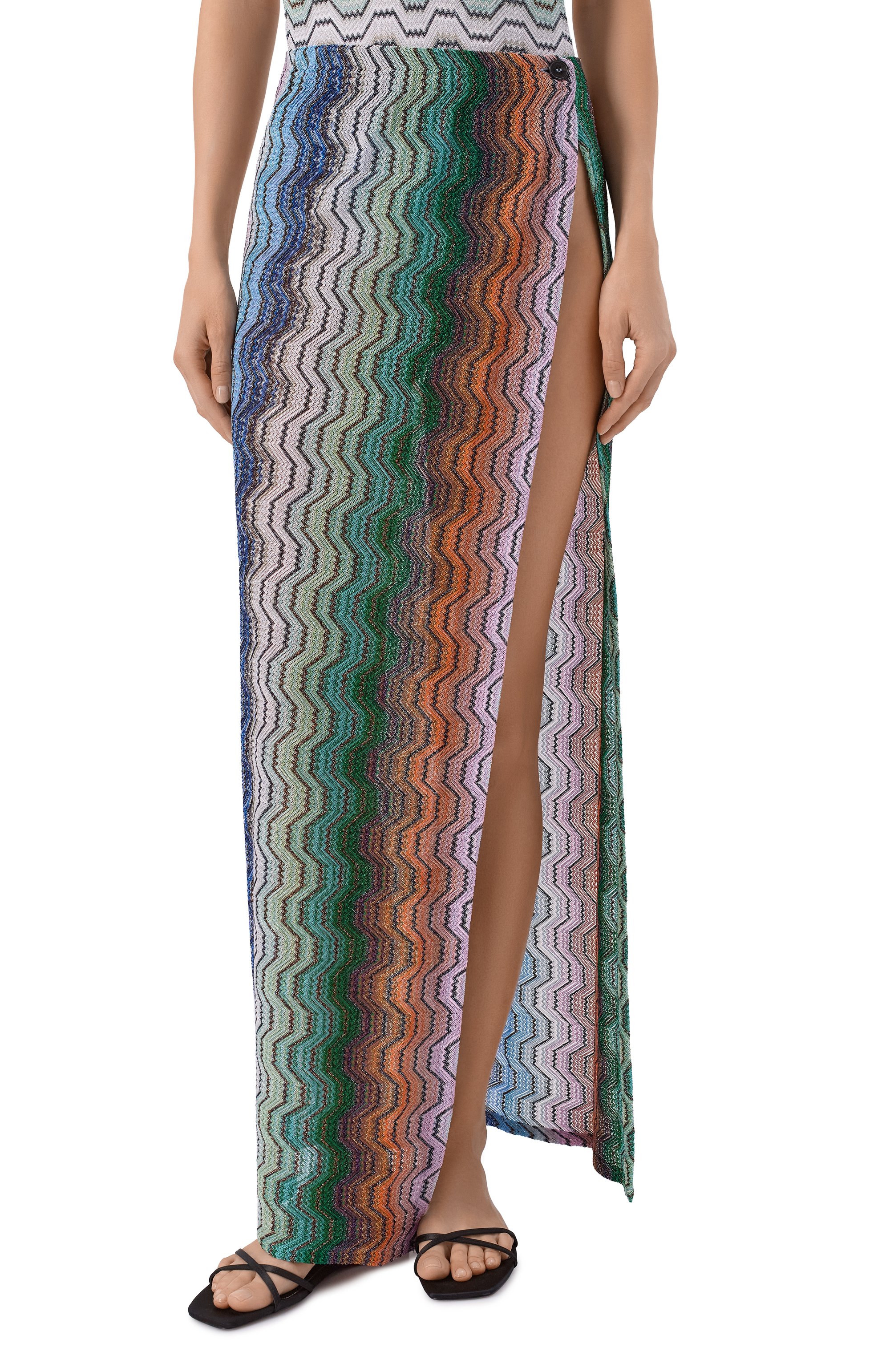 Юбка из вискозы MISSONI разноцветного цвета по цене 93050 руб., арт. MS26SH0A/BR015D, фото 3 Юбка из вискозы MISSONI, арт. MS26SH0A/BR015D, фото 3