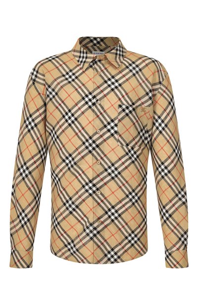 Мужская льняная рубашка BURBERRY, арт. 8123684