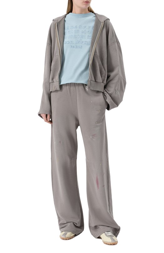 Комбинированные кроссовки Sprinters Maison Margiela S58WS0267/P8225 Кремовый  S58WS0267/P8225 Фото 2