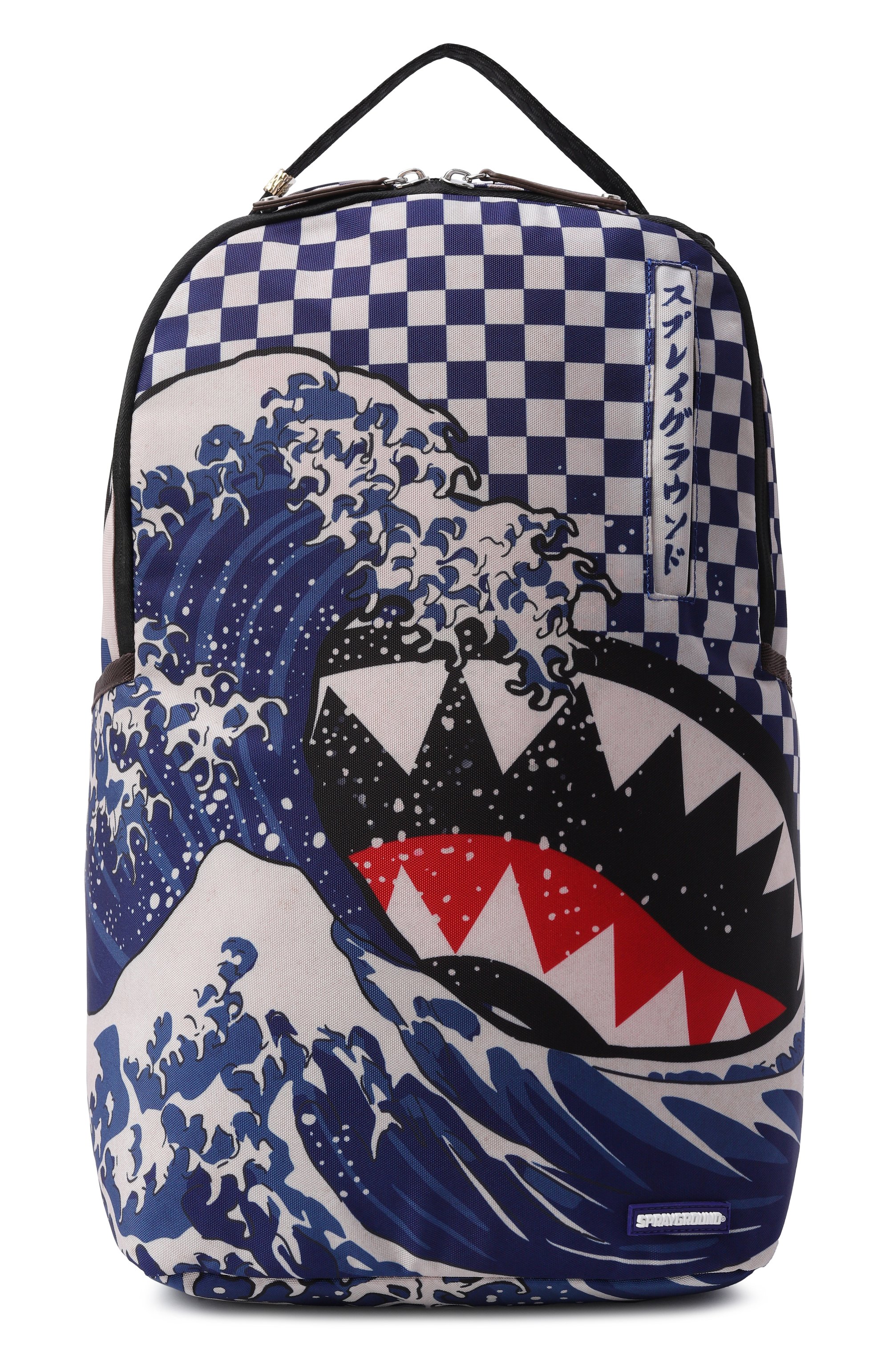 Рюкзак ichimatsu-moyo camokawa SPRAYGROUND синего цвета по цене 17600 руб., арт. 910B8810NSZ/ICHIMATSU-M0Y0 CAM0KAWA DLX-C0TT0N BAC, фото 1 Рюкзак ichimatsu-moyo camokawa SPRAYGROUND, арт. 910B8810NSZ/ICHIMATSU-M0Y0 CAM0KAWA DLX-C0TT0N BAC, фото 1