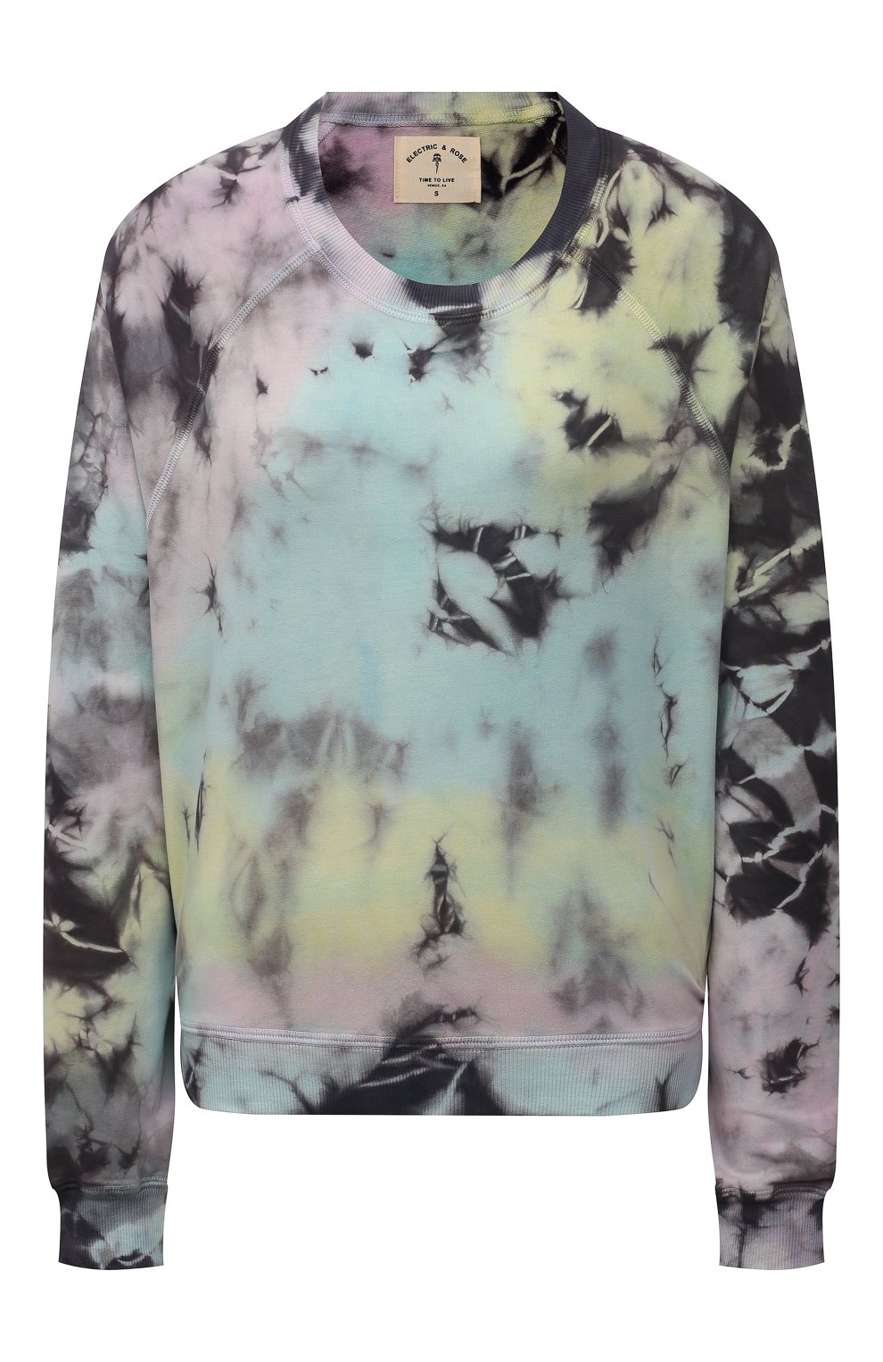 Хлопковый свитшот ELECTRIC AND ROSE разноцветного цвета по цене 18200 руб., арт. LFCV08-ATLANTIS, фото 1 Хлопковый свитшот ELECTRIC AND ROSE, арт. LFCV08-ATLANTIS, фото 1