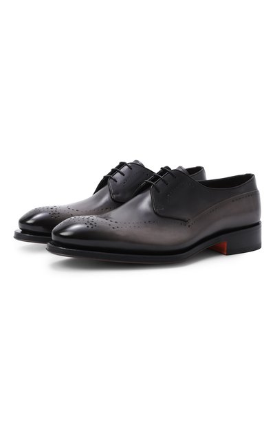 Мужские кожаные дерби carter SANTONI, арт. MCCG19226MC8HWVE