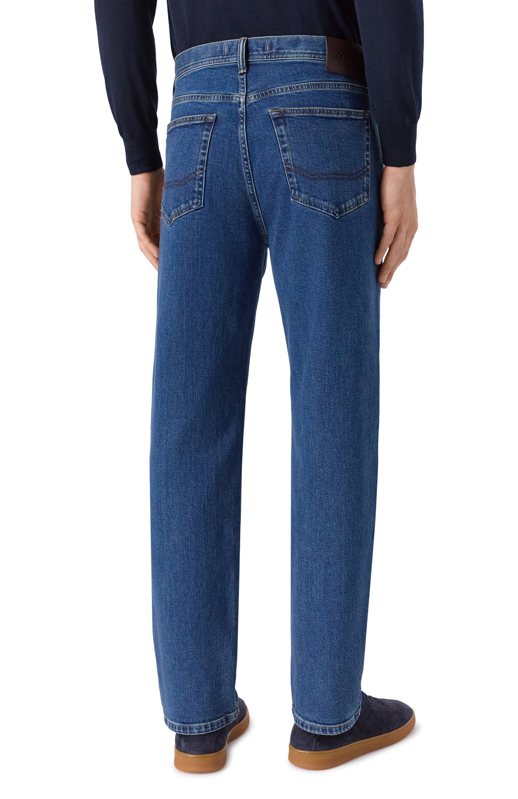 Джинсы merano BRIONI синего цвета по цене 79950 руб., арт. SPE30L/0DD14, фото 4 Джинсы merano BRIONI, арт. SPE30L/0DD14, фото 4