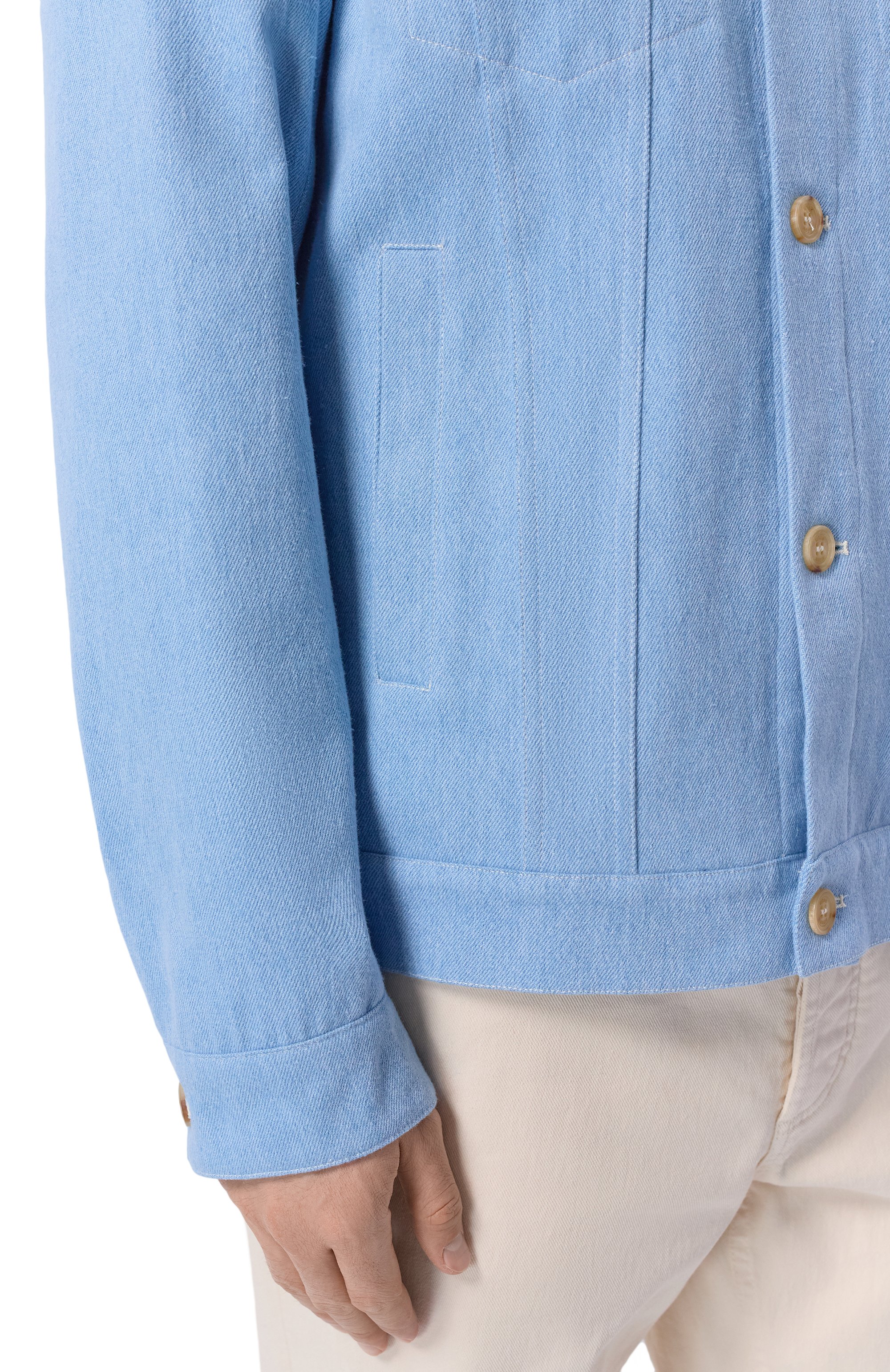 Джинсовая куртка KITON, арт. UW2334V0832H_001, фото 5