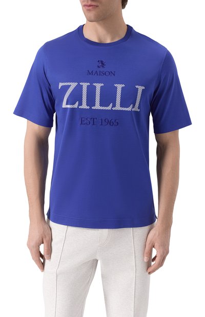 Хлопковая футболка ZILLI, арт. TSR02AM0100VEST00, фото 3