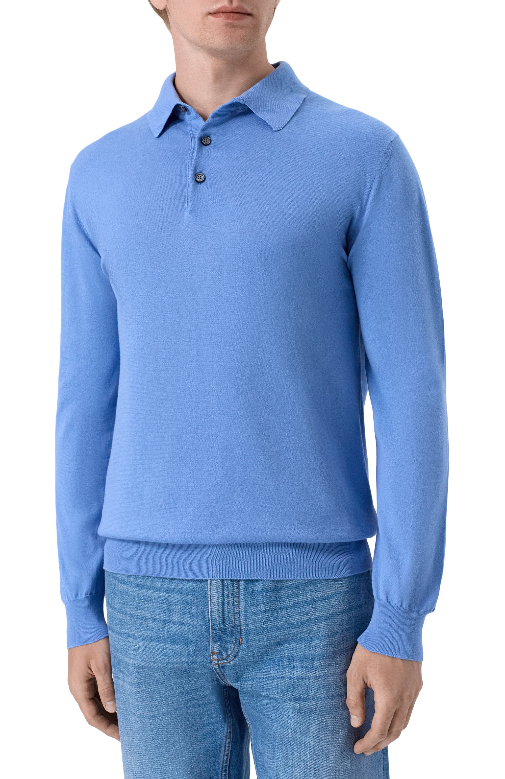 Хлопковое поло KITON, арт. UMKXX35_001, фото 3