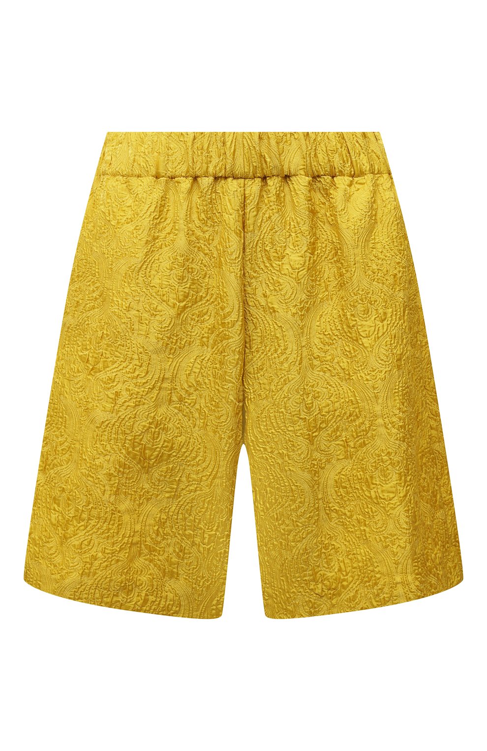 Шорты DRIES VAN NOTEN желтого цвета по цене 71950 руб., арт. 221-030945-4146, фото 1 Шорты DRIES VAN NOTEN, арт. 221-030945-4146, фото 1