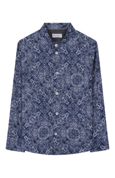 Хлопковая рубашка BRUNELLO CUCINELLI, арт. BM691C330A