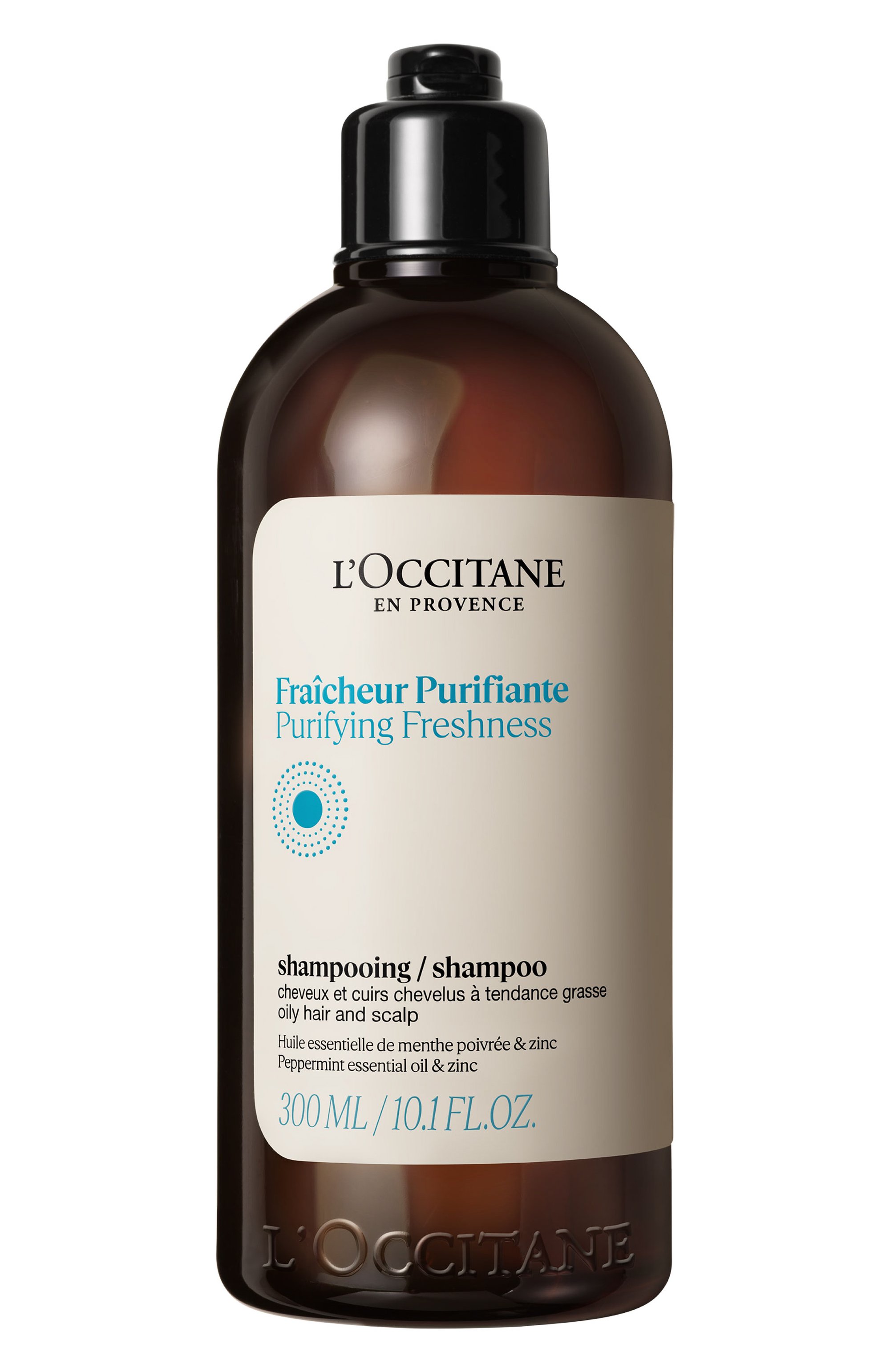 Шампунь aromachologie «живительная свежесть» (300ml) L`OCCITANE бесцветного цвета по цене 3500 руб., арт. 764329, фото 1 Шампунь aromachologie «живительная свежесть» (300ml) L`OCCITANE, арт. 764329, фото 1
