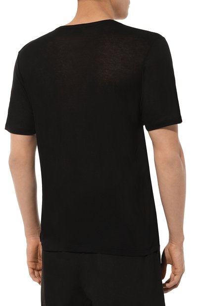 Хлопковая футболка SAINT LAURENT, арт. 749102/Y37IL, фото 4