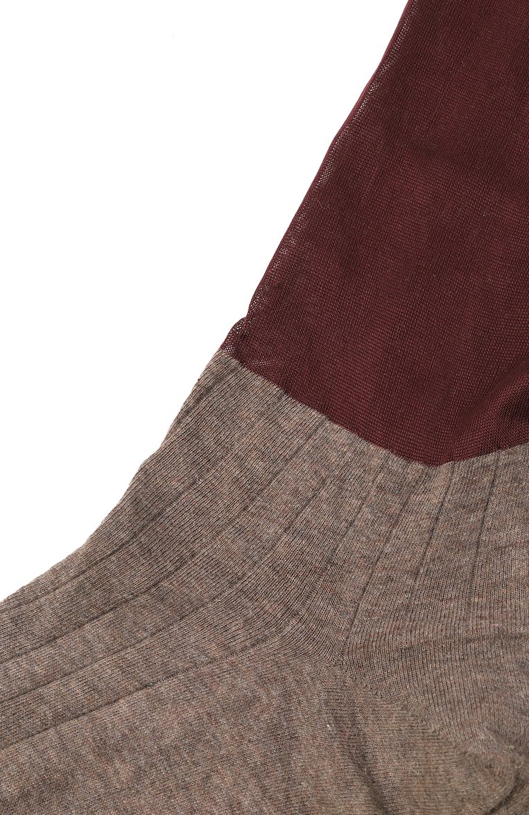 Гольфы из хлопка и шелка MAISON MARGIELA, арт. S50TL0037/S18440, фото 2