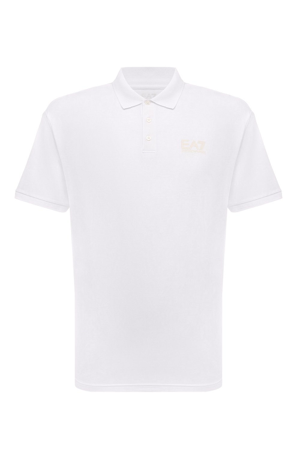 Хлопковое поло EA7 белого цвета по цене 9725 руб., арт. 6DPF16/PJVQZ/3XL, фото 1 Хлопковое поло EA7, арт. 6DPF16/PJVQZ/3XL, фото 1