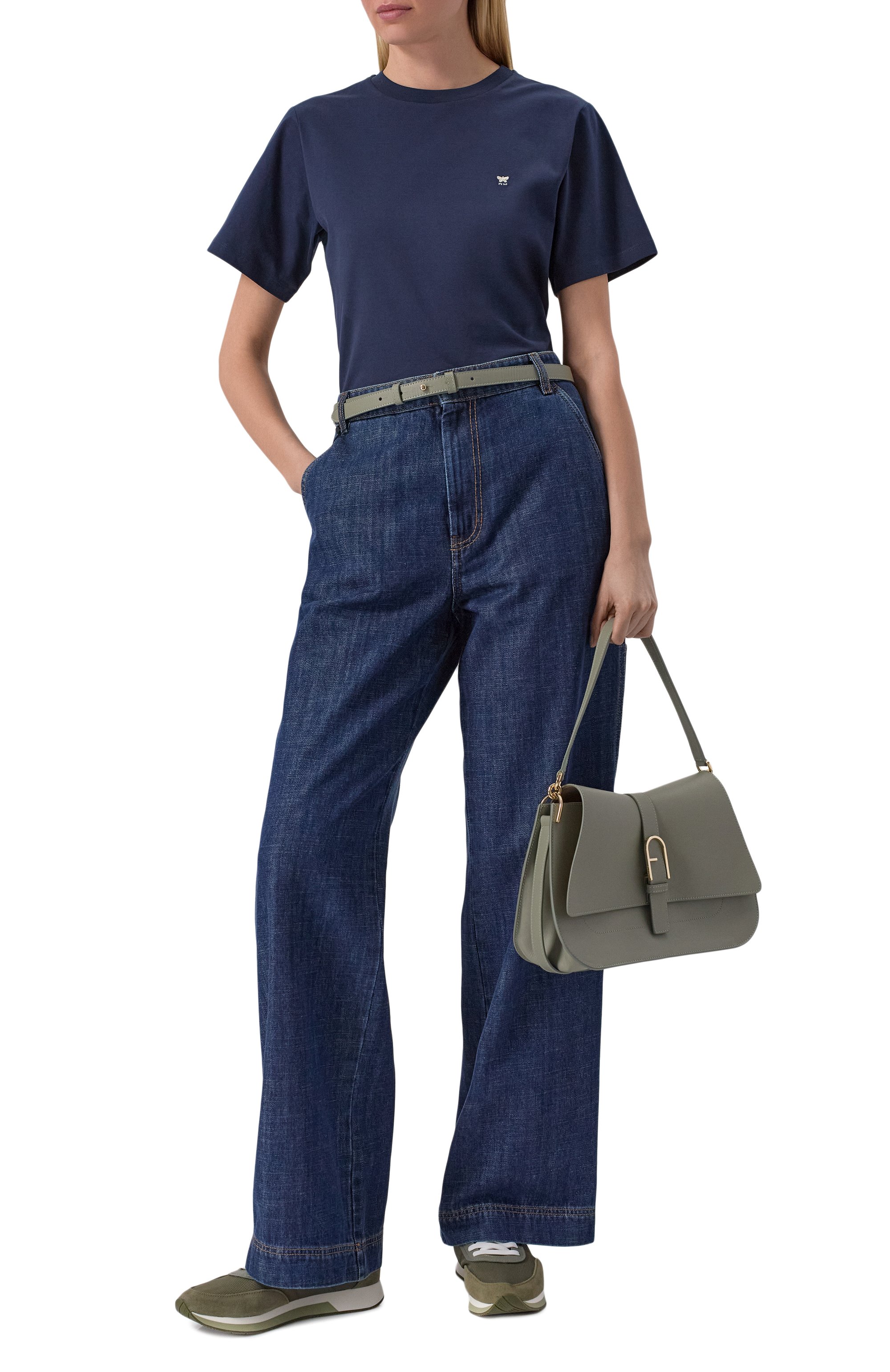 Хлопковая футболка WEEKEND MAX MARA, арт. SATRAP0, фото 2