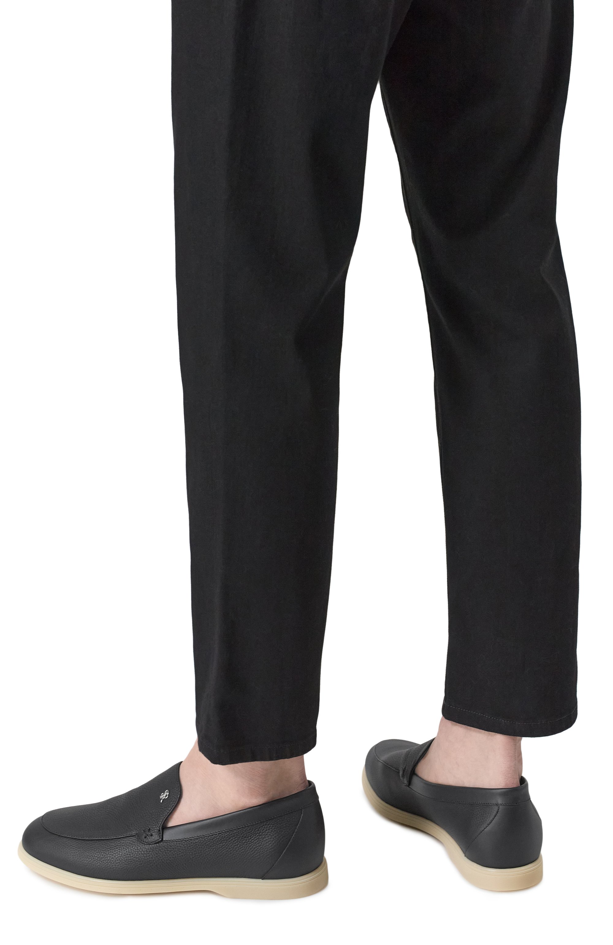 Кожаные лоферы STEFANO RICCI черного цвета по цене 130000 руб., арт. UC64_G2344/MRWY, фото 3 Кожаные лоферы STEFANO RICCI, арт. UC64_G2344/MRWY, фото 3