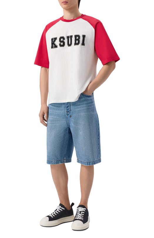 Джинсовые шорты Ksubi MPS26WA008 Голубой  MPS26WA008 Фото 2