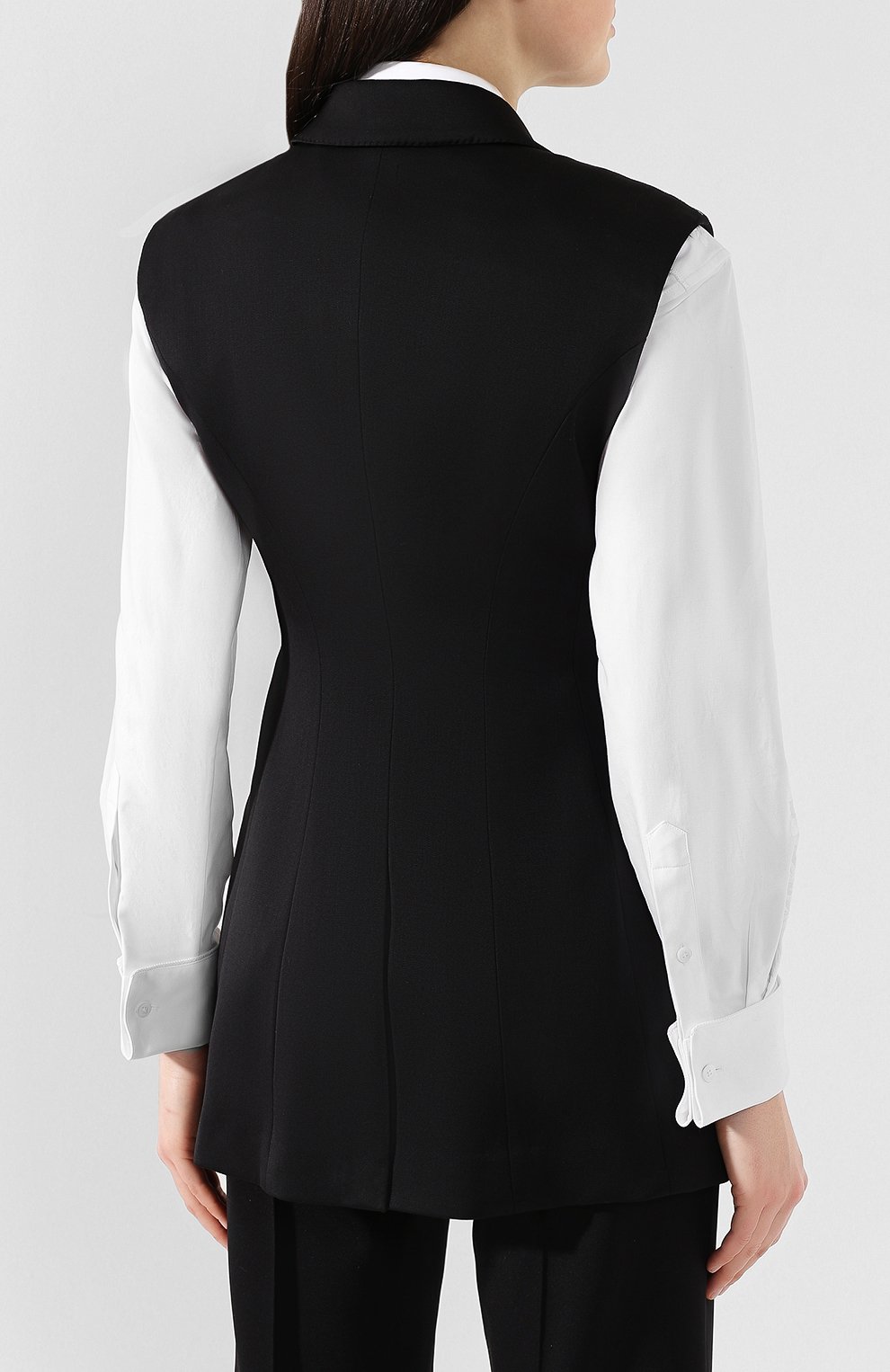 Шерстяной жилет BURBERRY черного цвета по цене 162000 руб., арт. 8008280, фото 4 Шерстяной жилет BURBERRY, арт. 8008280, фото 4