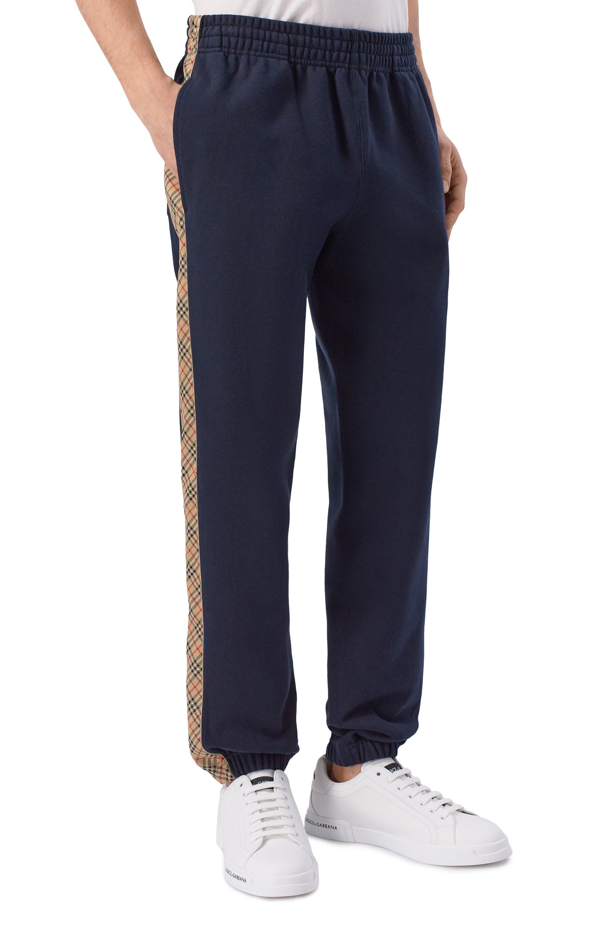 Хлопковые джоггеры BURBERRY, арт. 8118995, фото 3