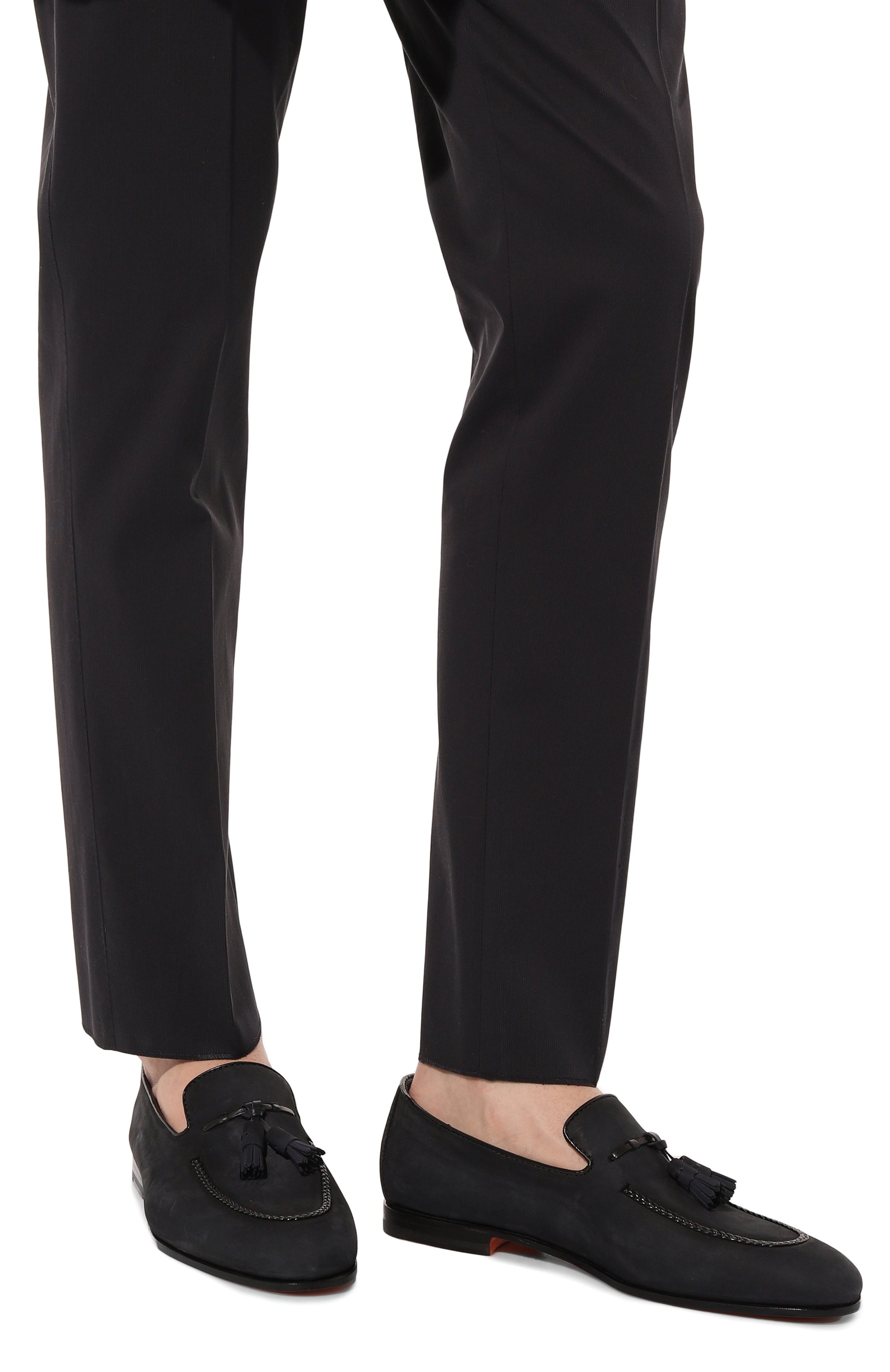 Замшевые лоферы carlos SANTONI, арт. MCNG18458SA4SSK3U59, фото 3