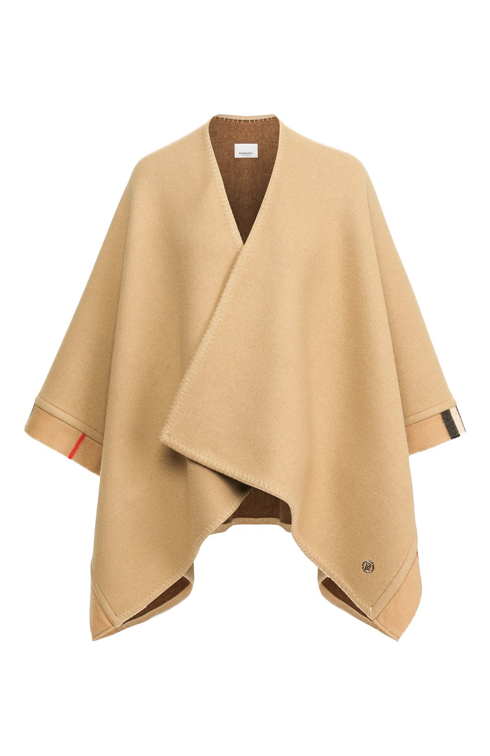Шерстяная  накидка BURBERRY, арт. 8025563, фото 1