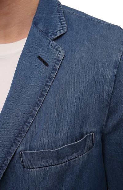 Джинсовый пиджак BRIONI, арт. SGMR0L/08D31/S.BREASTE, фото 5