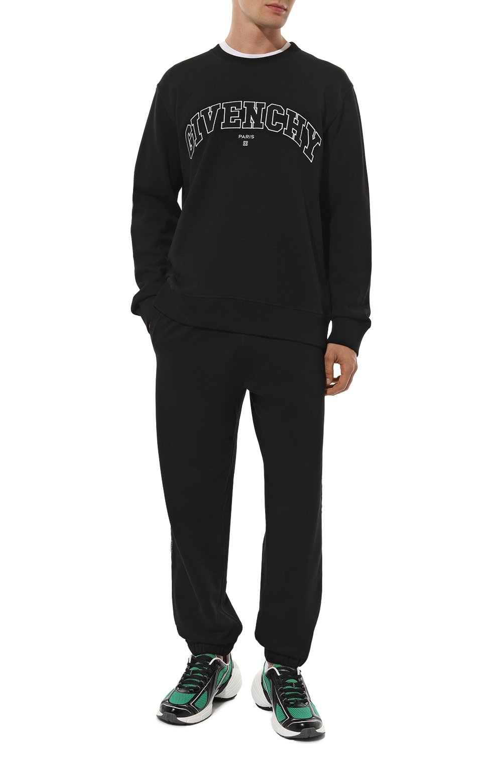 Хлопковые джоггеры GIVENCHY, арт. BM51A6/3YE7, фото 2