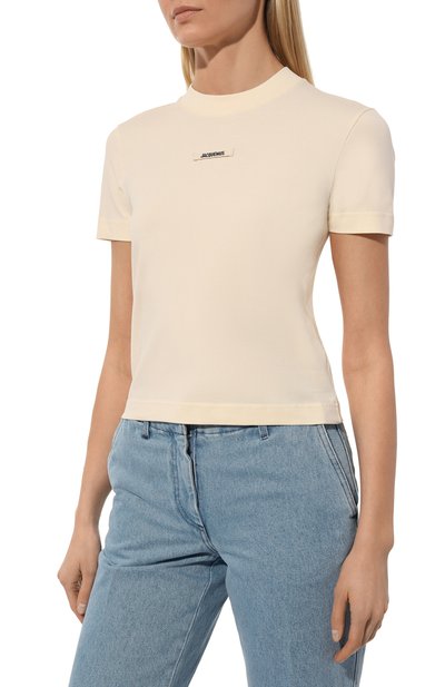 Хлопковая футболка JACQUEMUS, арт. 24E/241JS133, фото 3