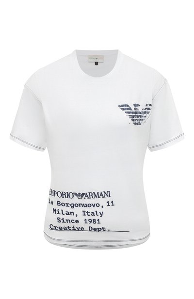 Женская хлопковая футболка EMPORIO ARMANI, арт. 3R2T8S/2JQ4Z