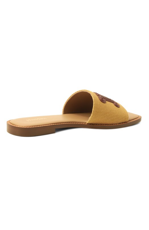Текстильные шлепанцы Geneve Max Mara GENE 2516521019 Бежевый  GENE 2516521019 Фото 5