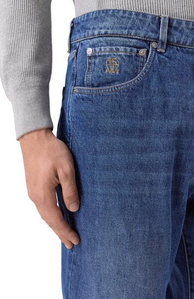 Джинсы leisure fit BRUNELLO CUCINELLI, арт. M241PX1290, фото 5