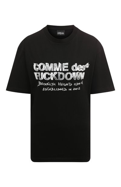 Женская хлопковая футболка COMME DES FUCKDOWN, арт. CFABW00129