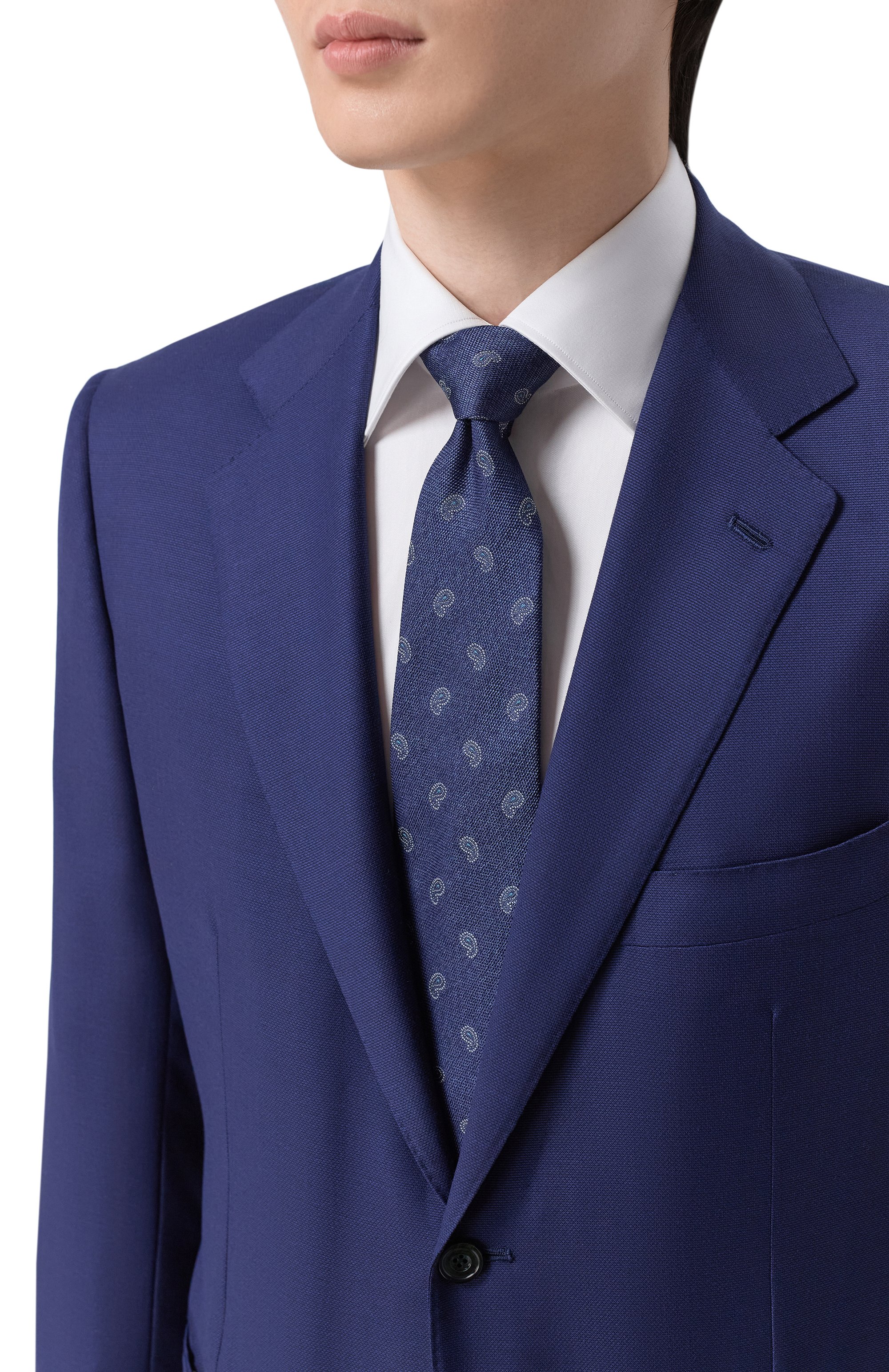 Шелковый галстук CORNELIANI, арт. 27U302/2720330, фото 2