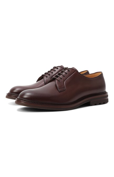 Мужские кожаные дерби BRUNELLO CUCINELLI, арт. MZUEBXX810