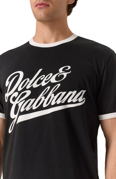 Хлопковая футболка DOLCE & GABBANA, арт. G8PV1T/G7PGC, фото 5