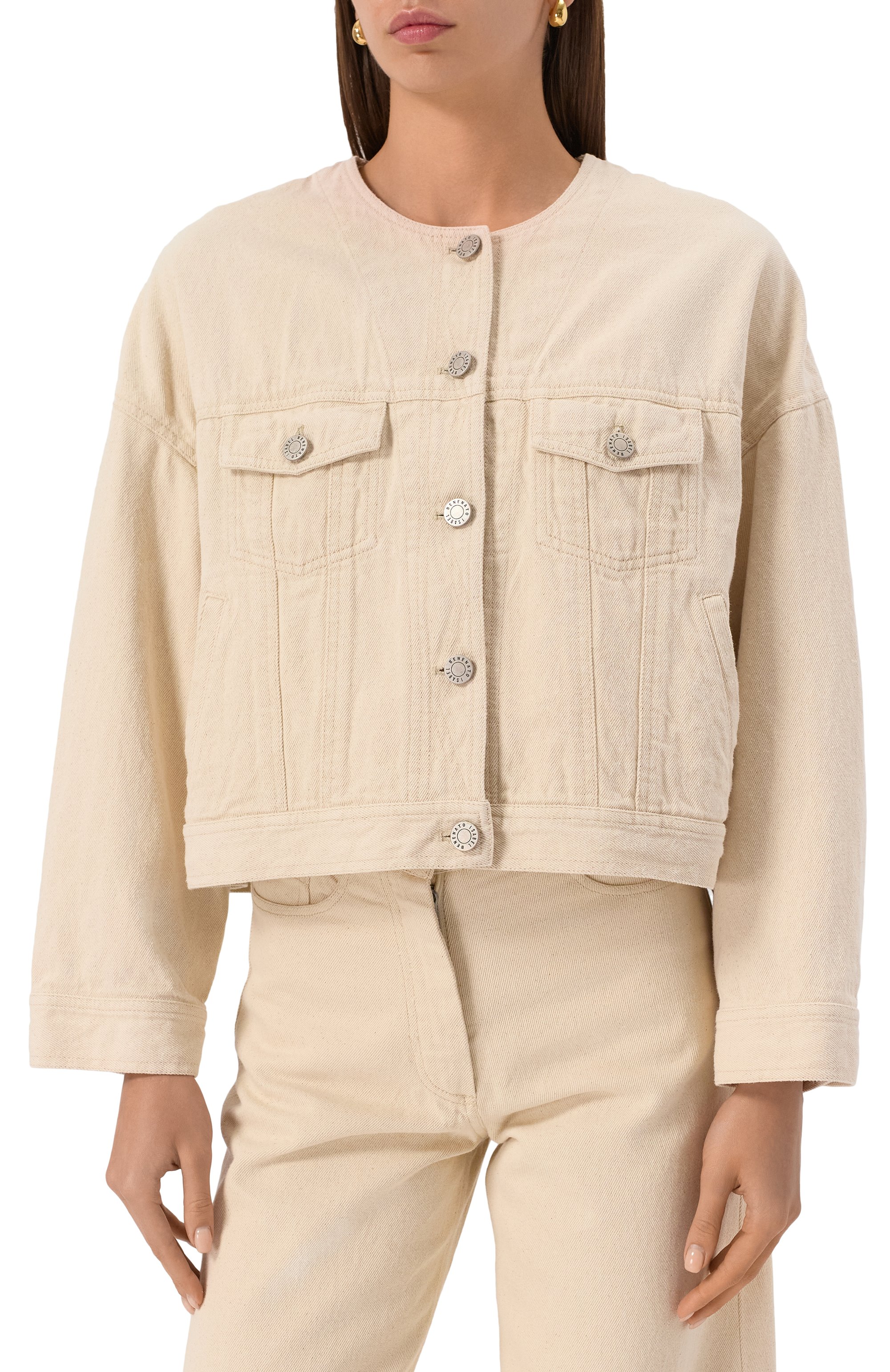 Джинсовая куртка ISABEL BENENATO, арт. DW64S25, фото 3