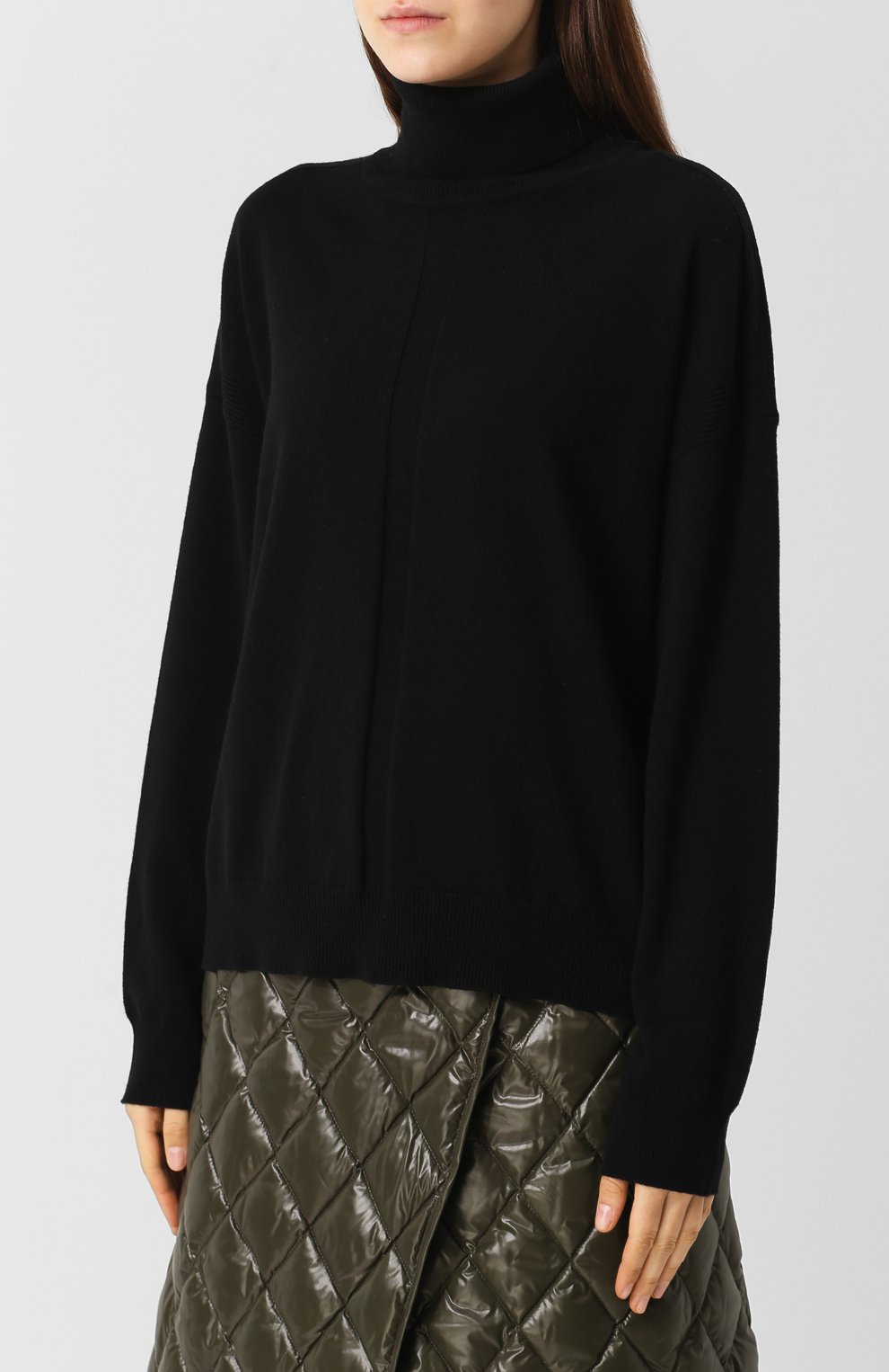 Однотонная кашемировая водолазка MONCLER, арт. D2-093-92955-00-999D2, фото 3