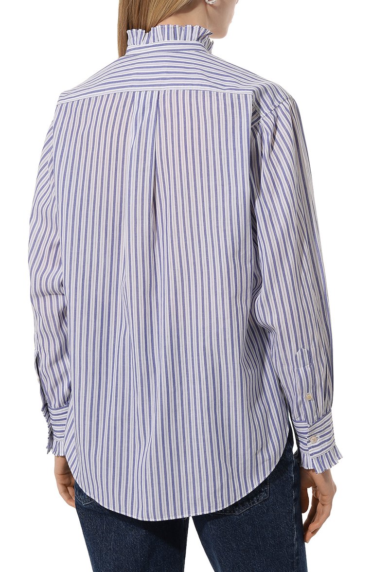 Хлопковая рубашка ISABEL MARANT ETOILE, арт. CH0016FA, фото 4