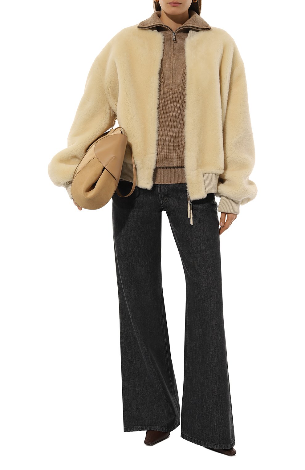 Двусторонний бомбер из овчины ANNE VEST, арт. FW24/01/33961/02, фото 2