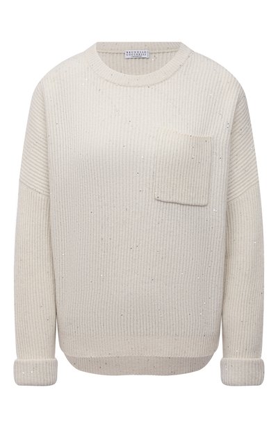Женский пуловер из кашемира и шерсти BRUNELLO CUCINELLI, арт. MBM755800