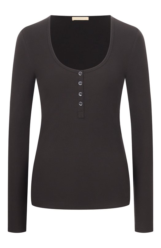 Лонгслив-хенли из лиоцелла и шерсти 12 STOREEZ 137374 Чёрный 137374