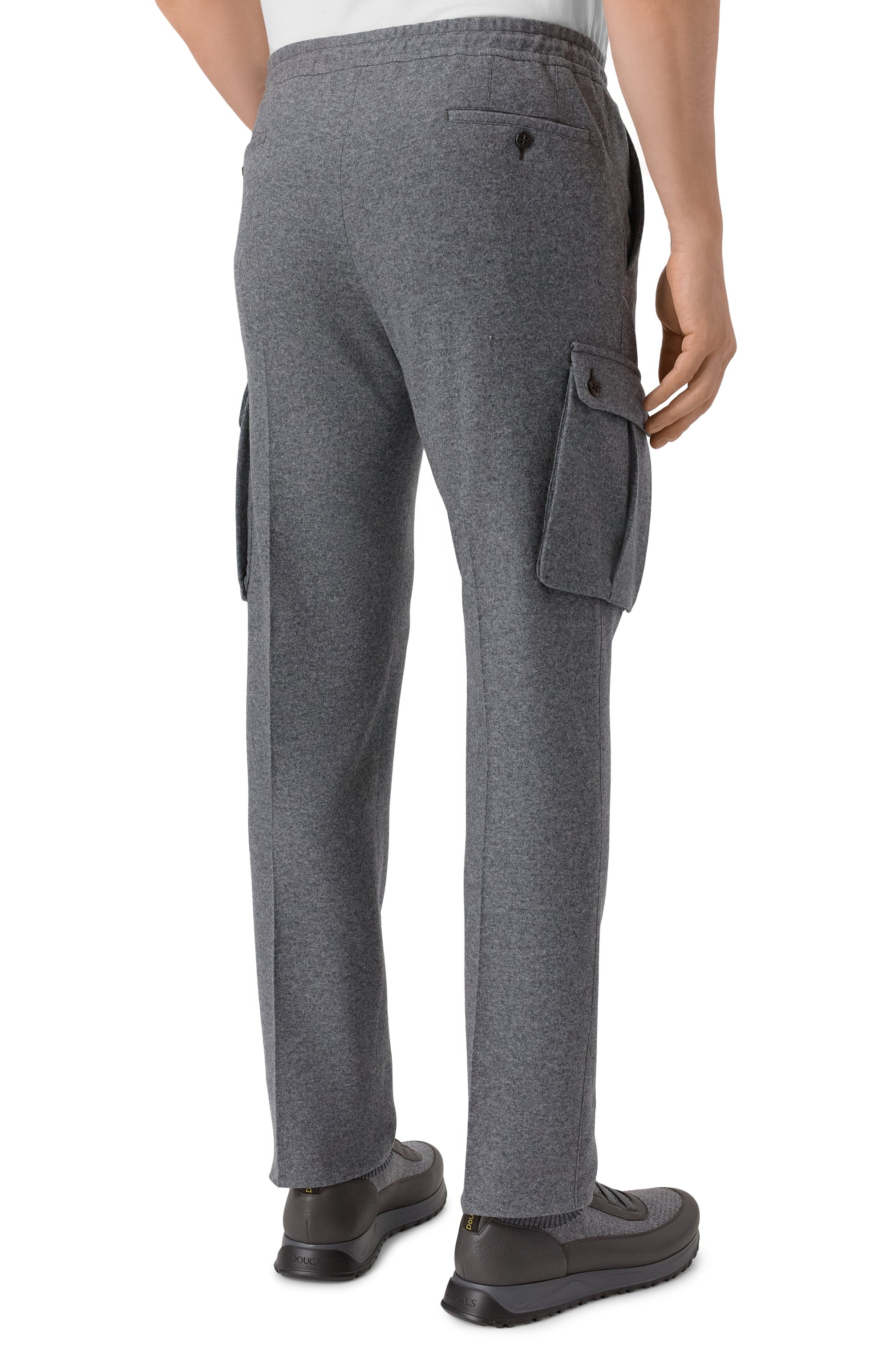 Шерстяные брюки-карго CORNELIANI, арт. 264L14-2618801, фото 4