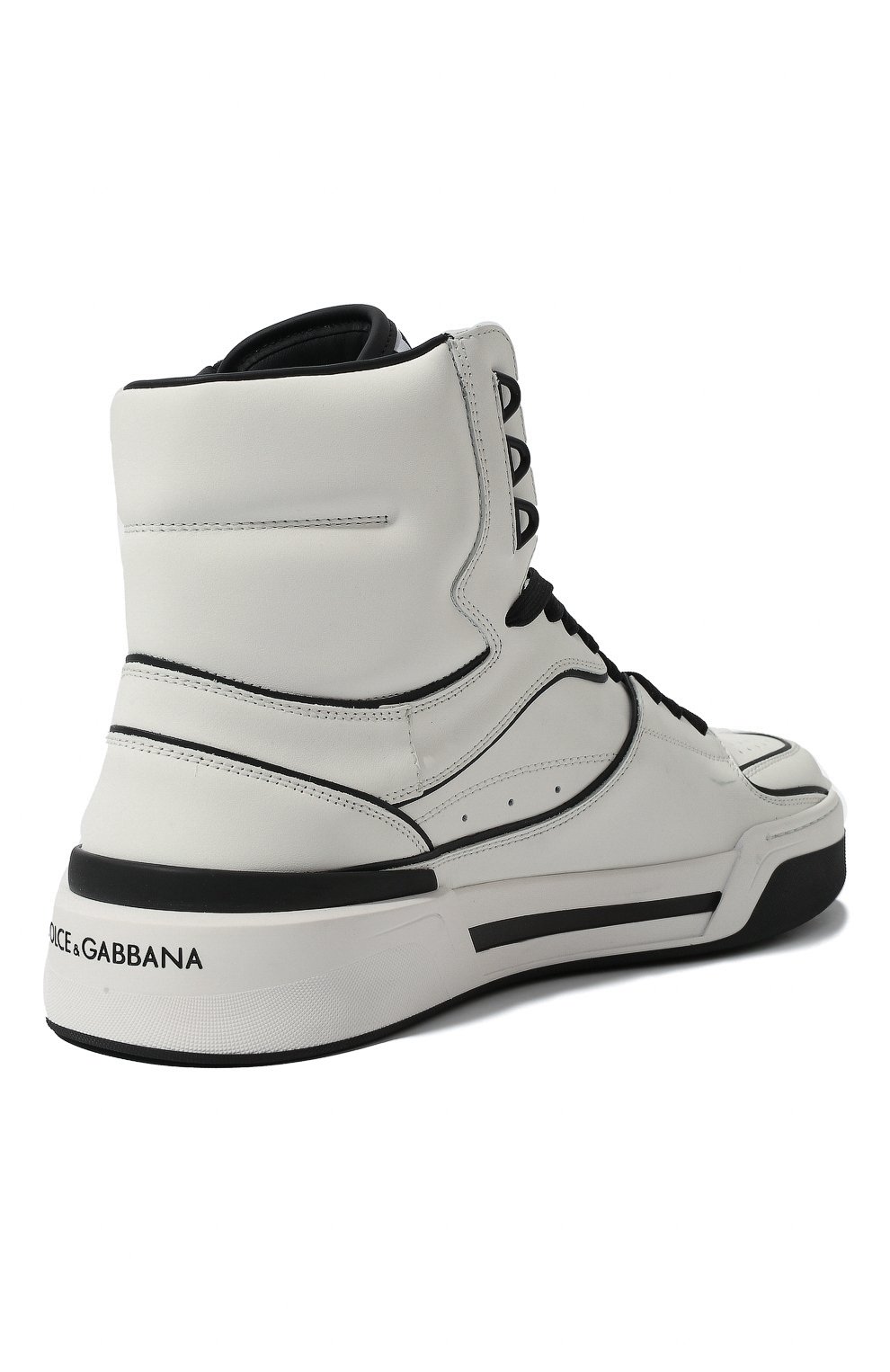 Кожаные кеды new roma DOLCE & GABBANA, арт. CS2037/AY965, фото 5