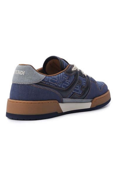 Текстильные кеды match FENDI, арт. 7E1495/AU2N, фото 4