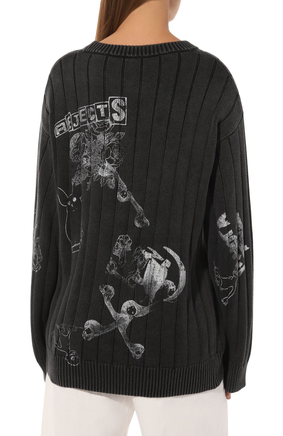 Хлопковый свитер R13, арт. R13WY230-Y147B, фото 4