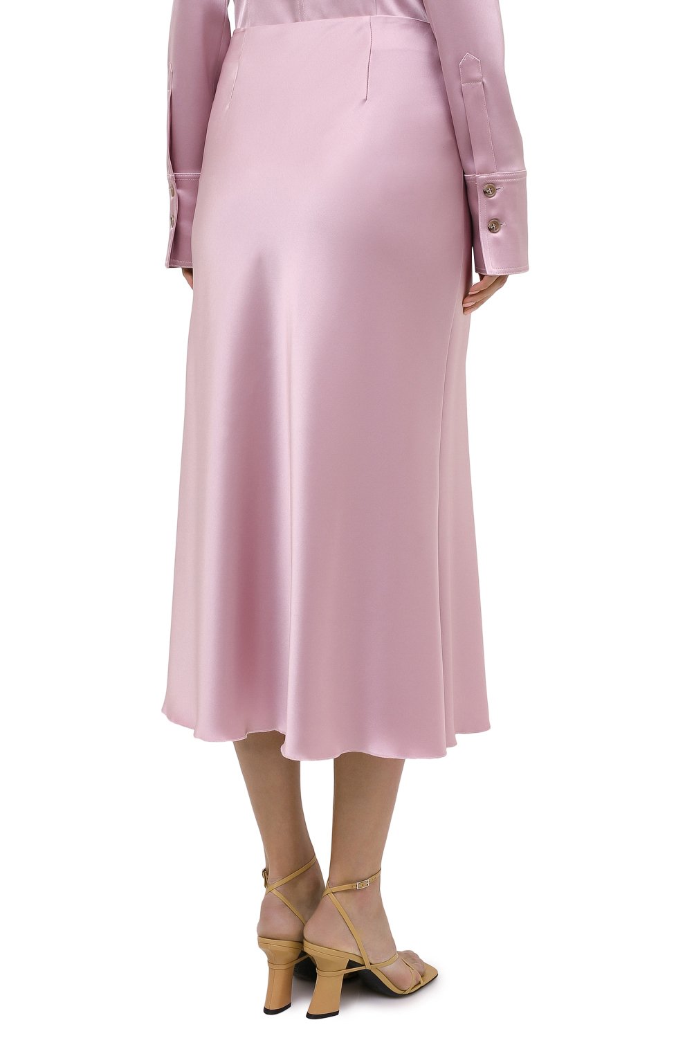 Юбка NANUSHKA розового цвета по цене 63750 руб., арт. RAZI_DESERT R0SE_SLIP SATIN, фото 4 Юбка NANUSHKA, арт. RAZI_DESERT R0SE_SLIP SATIN, фото 4