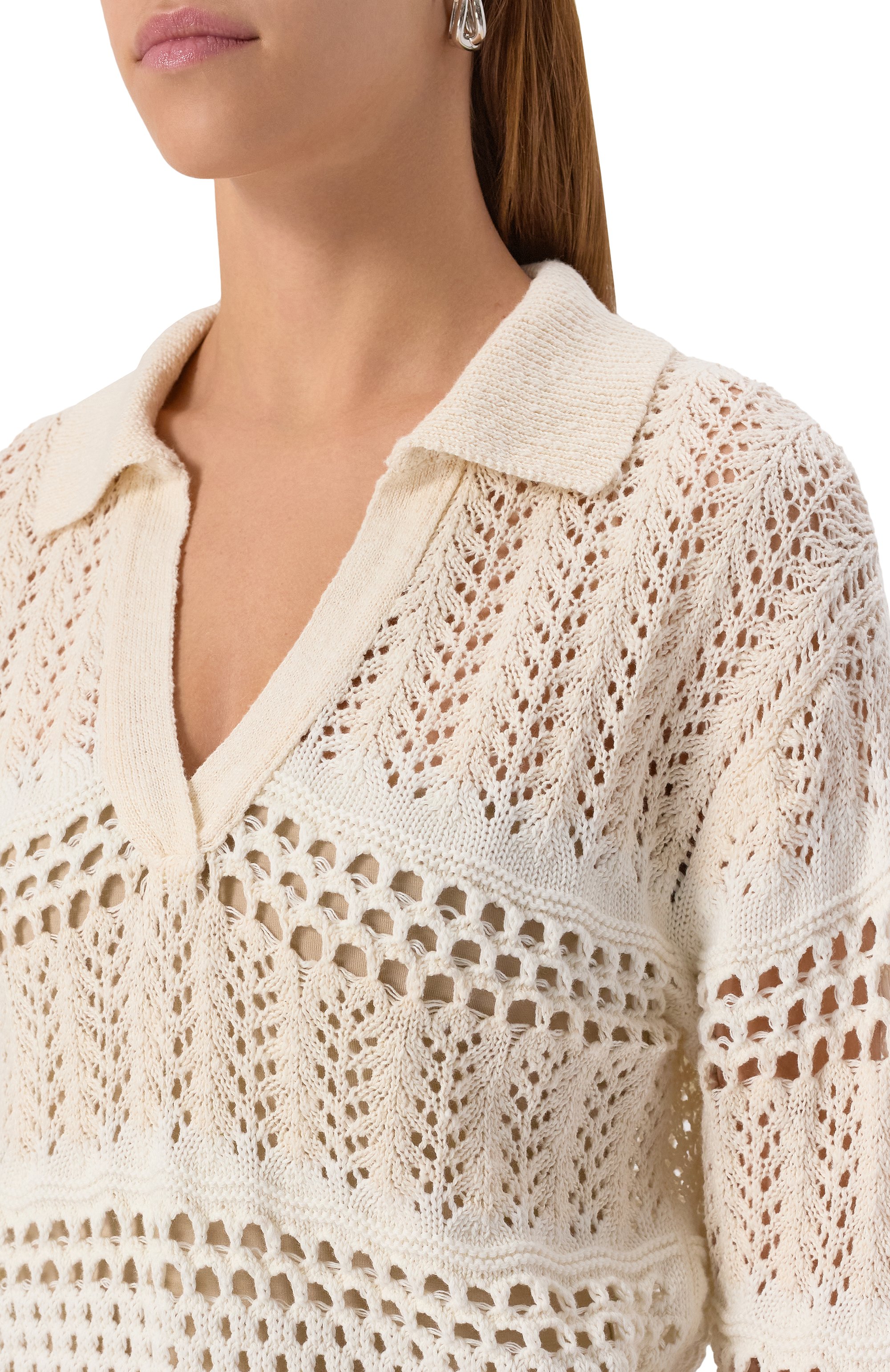 Пуловер изо льна и хлопка PINKO, арт. 104946/A2FP, фото 5